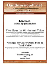 Zion Hears the Watchmen's Voices Concert Band sheet music cover